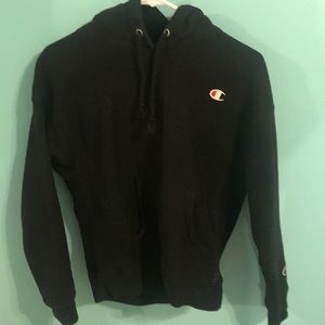 black champion hoodie